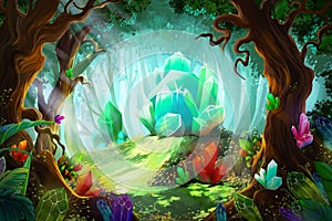 The Legend of Diamond and Crystal Forest photo