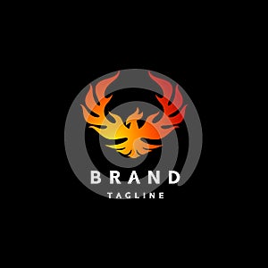 Legend Majestic Firebird Logo Design