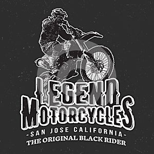 Legend Motorcycles Vintage Racers T-Shirt Design