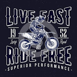 Legend Motorcycles Vintage Racers T-Shirt Design