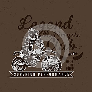 Legend Motorcycles Vintage Racers T-Shirt Design