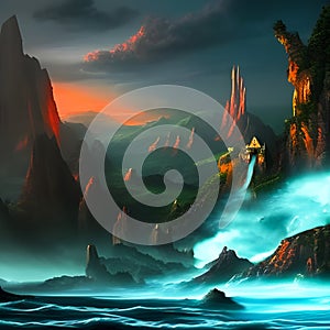 Legendary Isle of Avalon depiction