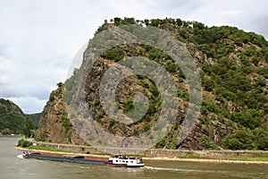 The legendary Loreley rock