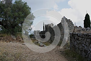 The legendary school and home of the ancient poet Homer on the island of Ithaca