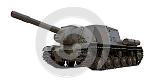 Legendary soviet self-propelled gun ISU-152