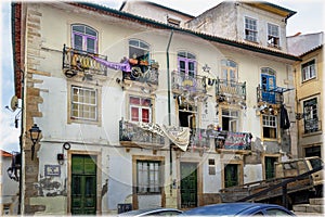 Legendary students residence in Coimbra, Portugal building