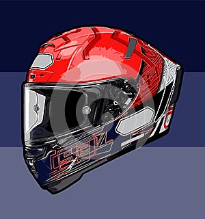 a legendery helmet worn by one of the racers