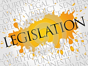 Legislation word cloud