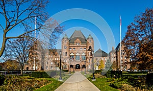 Legislative Assembly of Ontario situated in Queens Park - Toronto, Ontario, Canada photo