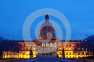 Legislative building nightshot photo