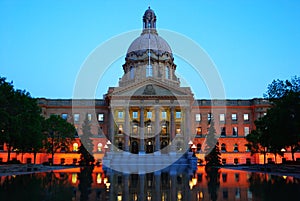 Legislative building nightshot photo