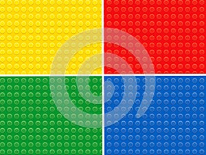 Lego background set. Illustration design photo