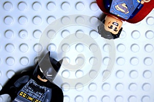 Lego Batman and Superman friendship