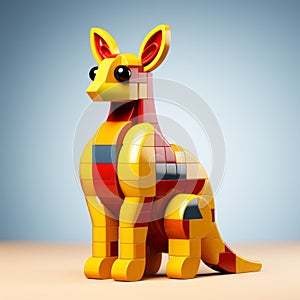 Lego Kangaroo: Modular Digital Design With Bold Chromaticity