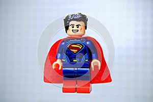 Lego superman in flight