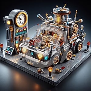 LEGO Time Machine A LEGO set that resembles a time machie, wi photo