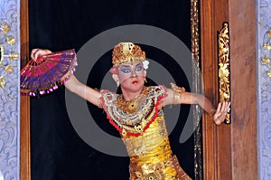 Legong dancer in bali