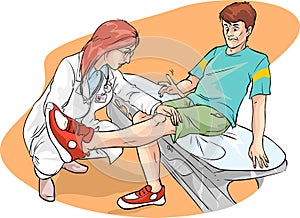 Legs examination