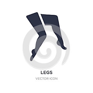 legs icon on white background. Simple element illustration from Beauty concept