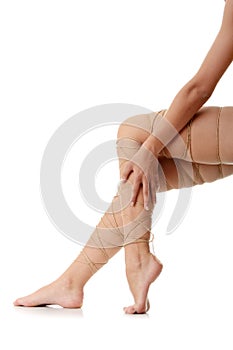 Legs pain concept