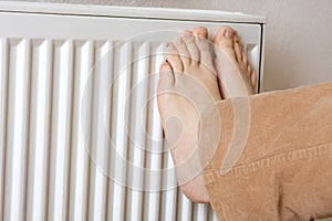 Legs on radiator