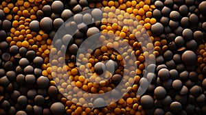 Legumes group lentils background
