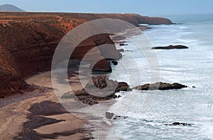 Legzira Beach in Morocco, Africa