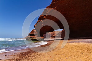 Legzira beach, Morocco, North Africa
