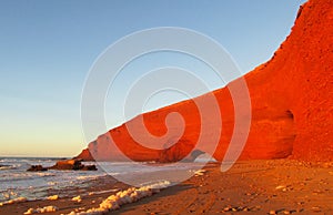 Legzira beach stone arch