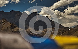 Leh ladakh, Beautiful landscape, scene over Stok Kangri Mountains