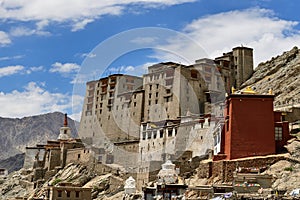 Leh palace in the Leh city in Ladakh