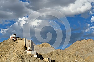 Leh palace in the Leh city in Ladakh