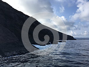 Lehua Island between Niihau and Kauai Islands in Hawaii.