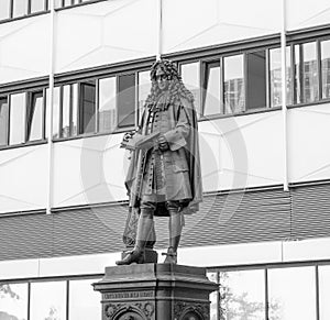 Leibniz Denkmal Leipzig photo