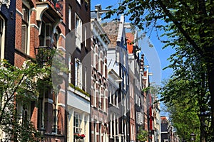 Leidsegracht in Amsterdam city photo
