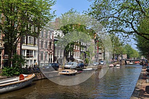 Leidsegracht canal in Amsterdam