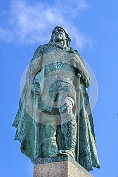 Leif Eriksson Statue Reykjavik Iceland