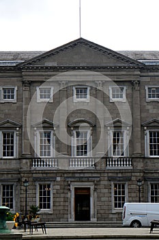 Leinster House, the building of the Irish parliament, Dublin, Ir