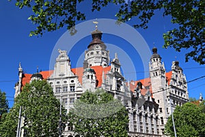 Leipzig City Hall in Germany