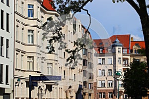 Leipzig city street, Germany