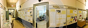 LEIPZIG, GERMANY - JULY 2016: Tourists visit Stasi Museum. Leipzig attracts 3 million people annually