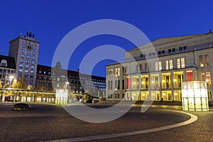 Leipzig Opera and Augustus Square
