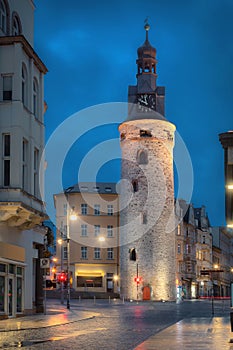 Leipzig Tower Leipziger Turm in Halle Saale, Germany photo
