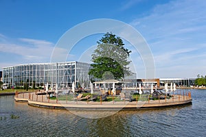Leissure island at Therme Spa Center in Bucharest