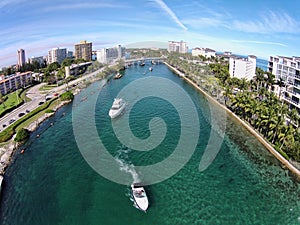 Leisure boating in Boca Raton Florida photo