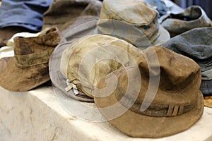 Leisure hat in shop, adobe rgb