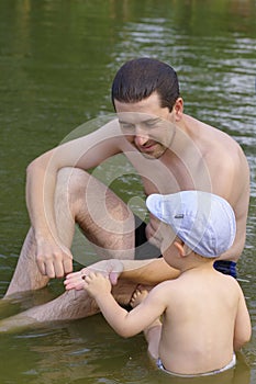 Leisure in the lake