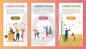 Leisure and Pastime Mobile Web Pages Templates