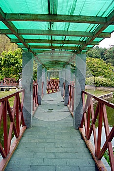 Leisure pavilion and corridor