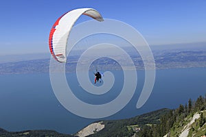 Leman lake, in haute savoie, France